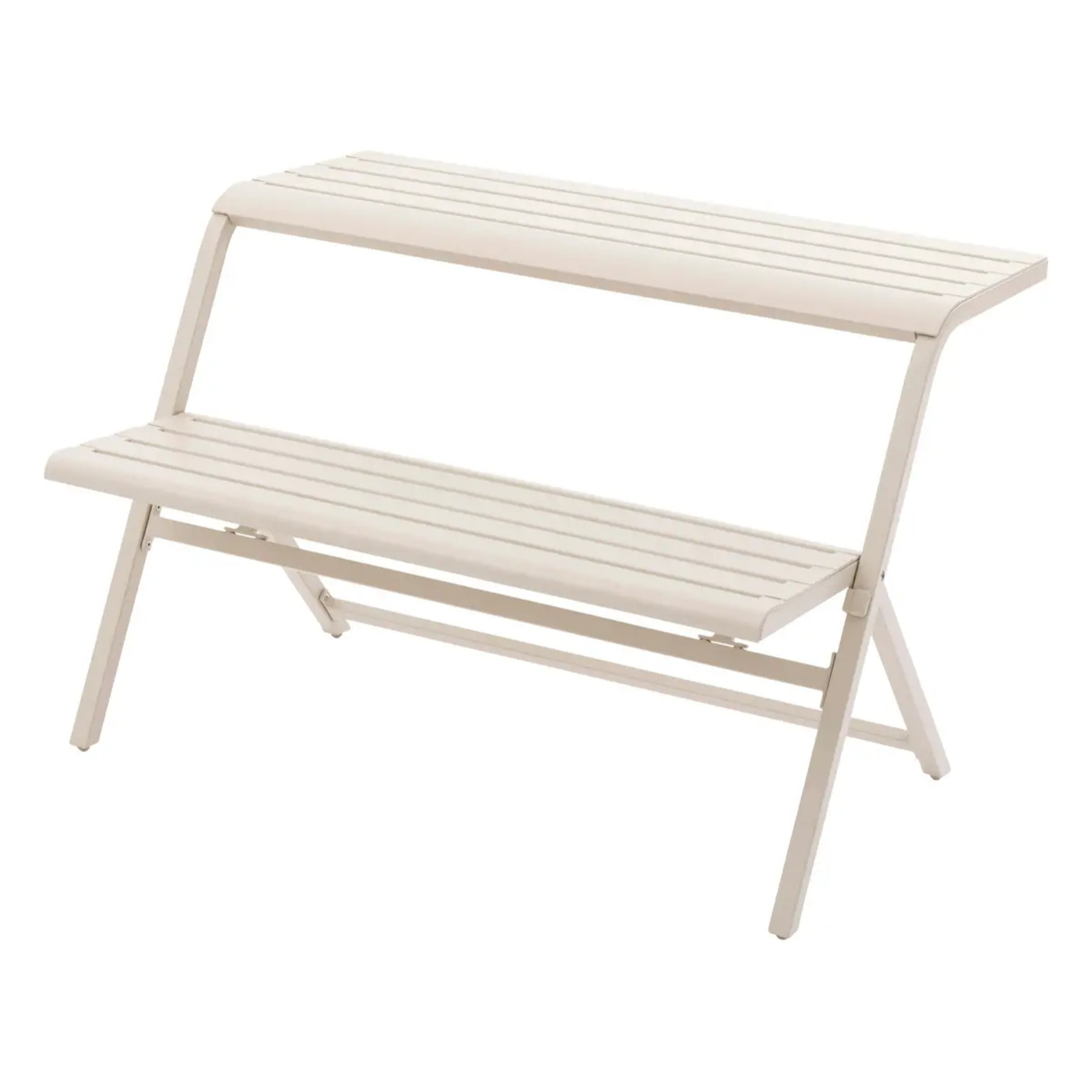 Ensemble de balcon "Drilia" argile 2 places en acier