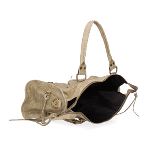 Borsa a spalla da donna - Modello Elara - Vera pelle - 41.0 x 28.0 x 13.0 cm