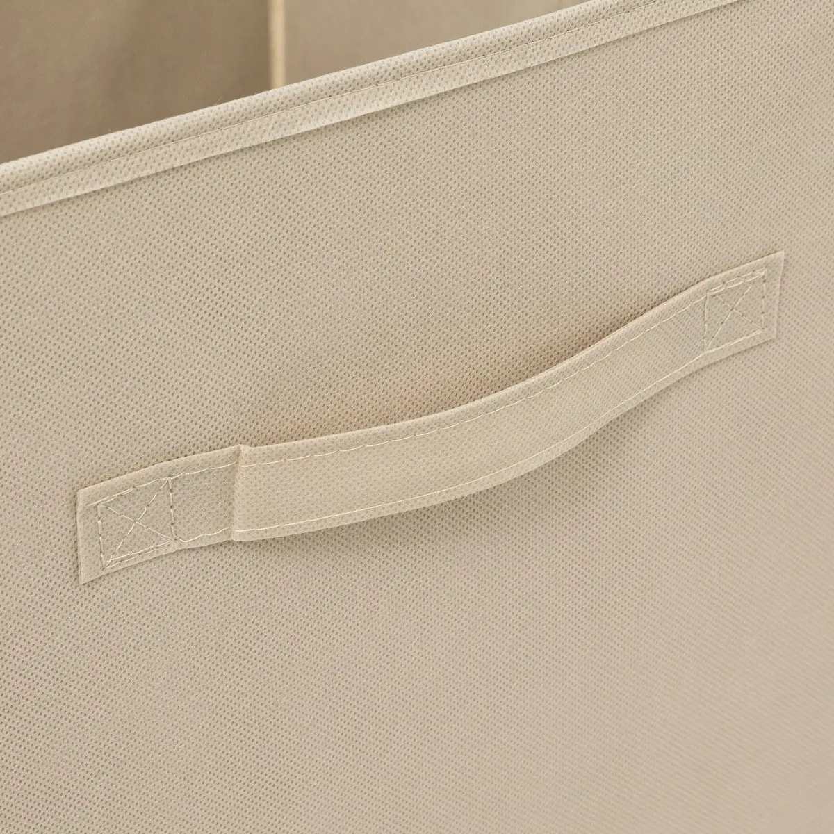 Panier tissuLanière 31x31cm "Mix N' Modul" beige