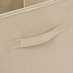 Panier tissuLanière 31x31cm "Mix N' Modul" beige