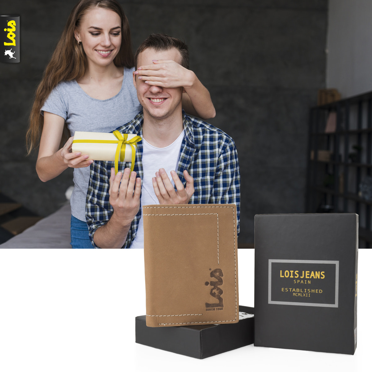 Cartera Lois Debauch Marron