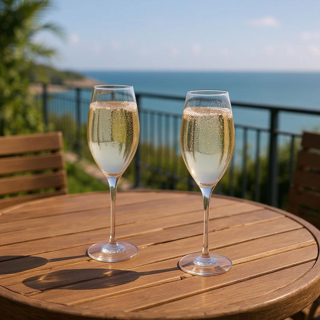 4 flûtes à champagne 20 cl Serena Lines - Luminarc