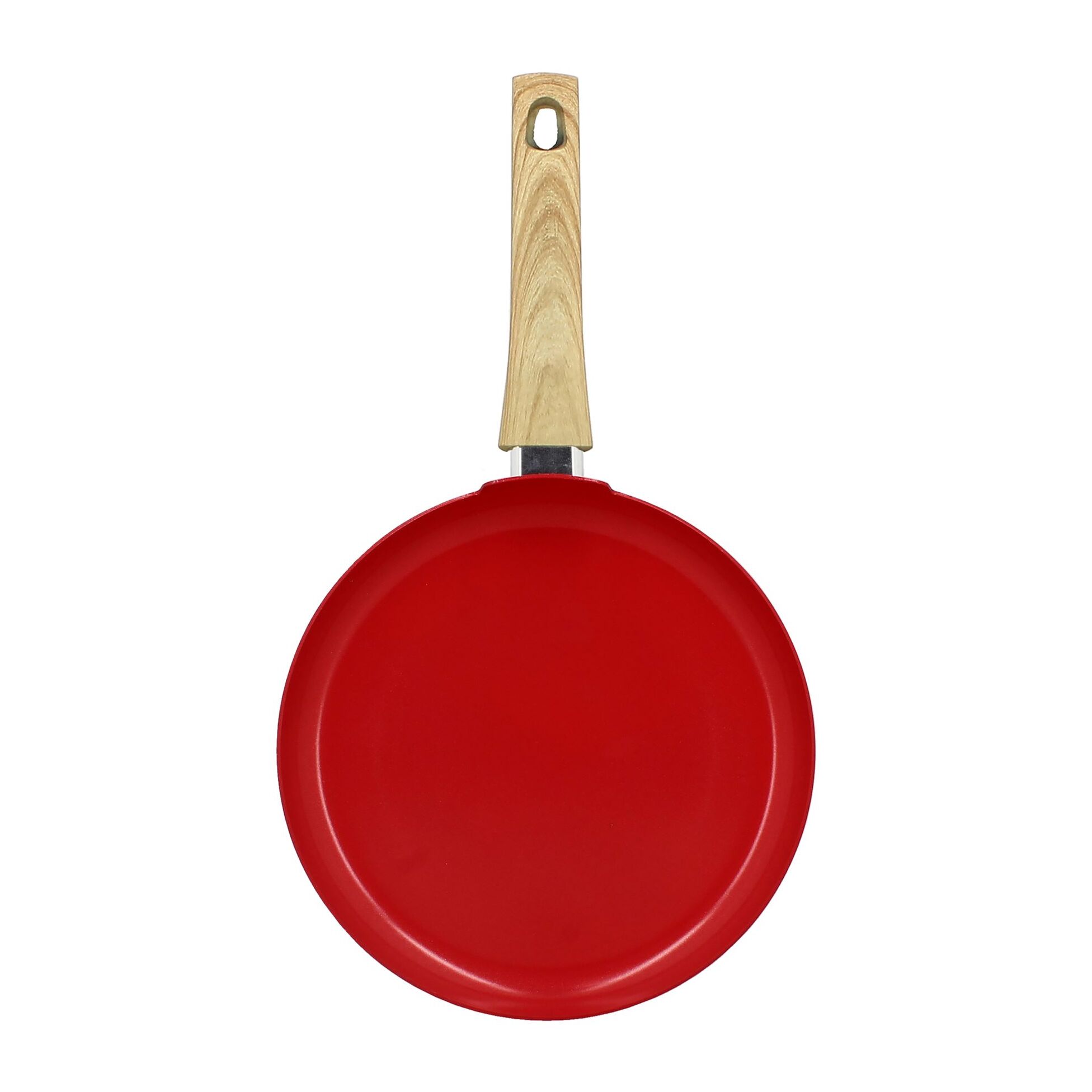 Crêpière 26cm avec revêtement céramique rouge - tous feux COLORAMA