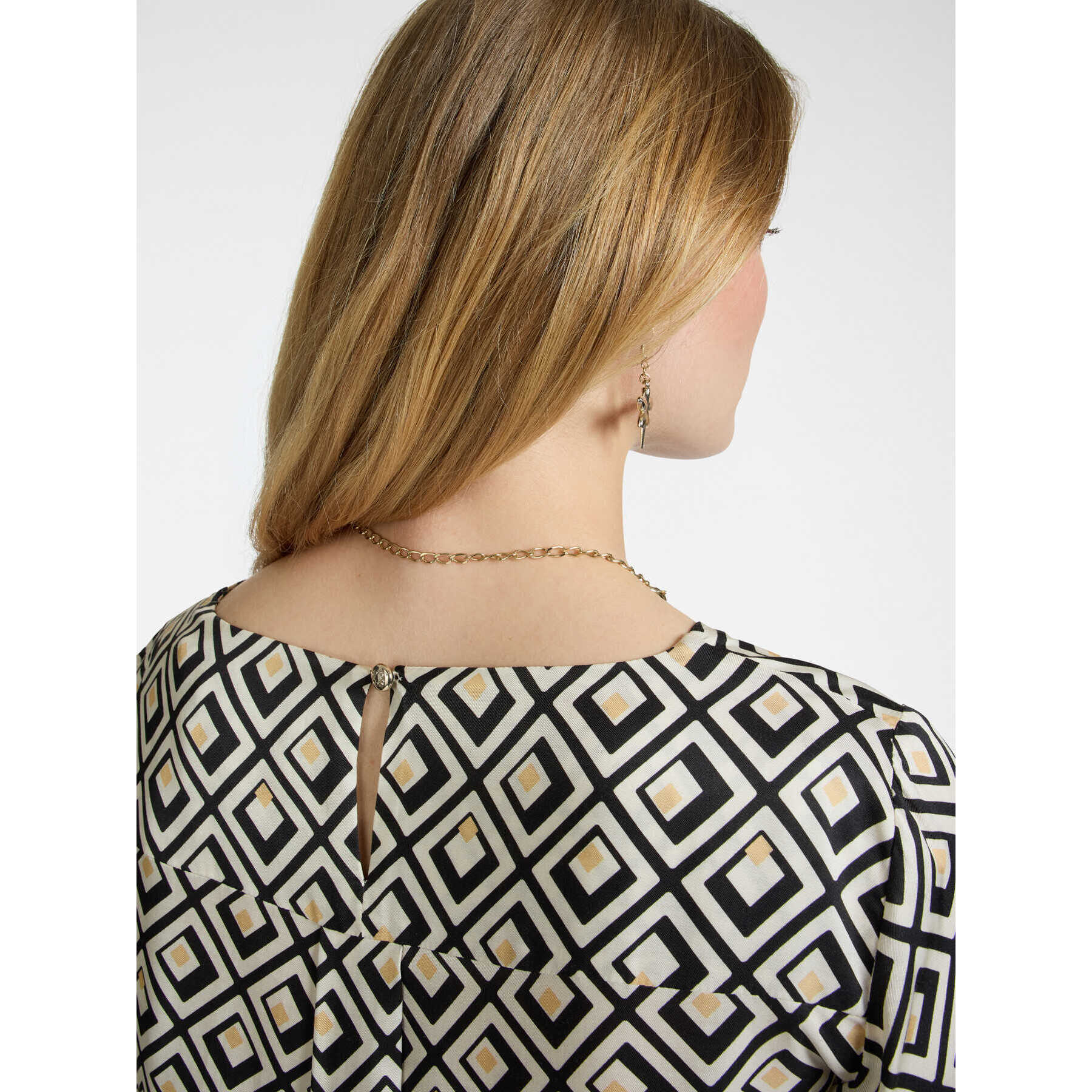 Elena Mirò - Blusa stampata - Nero