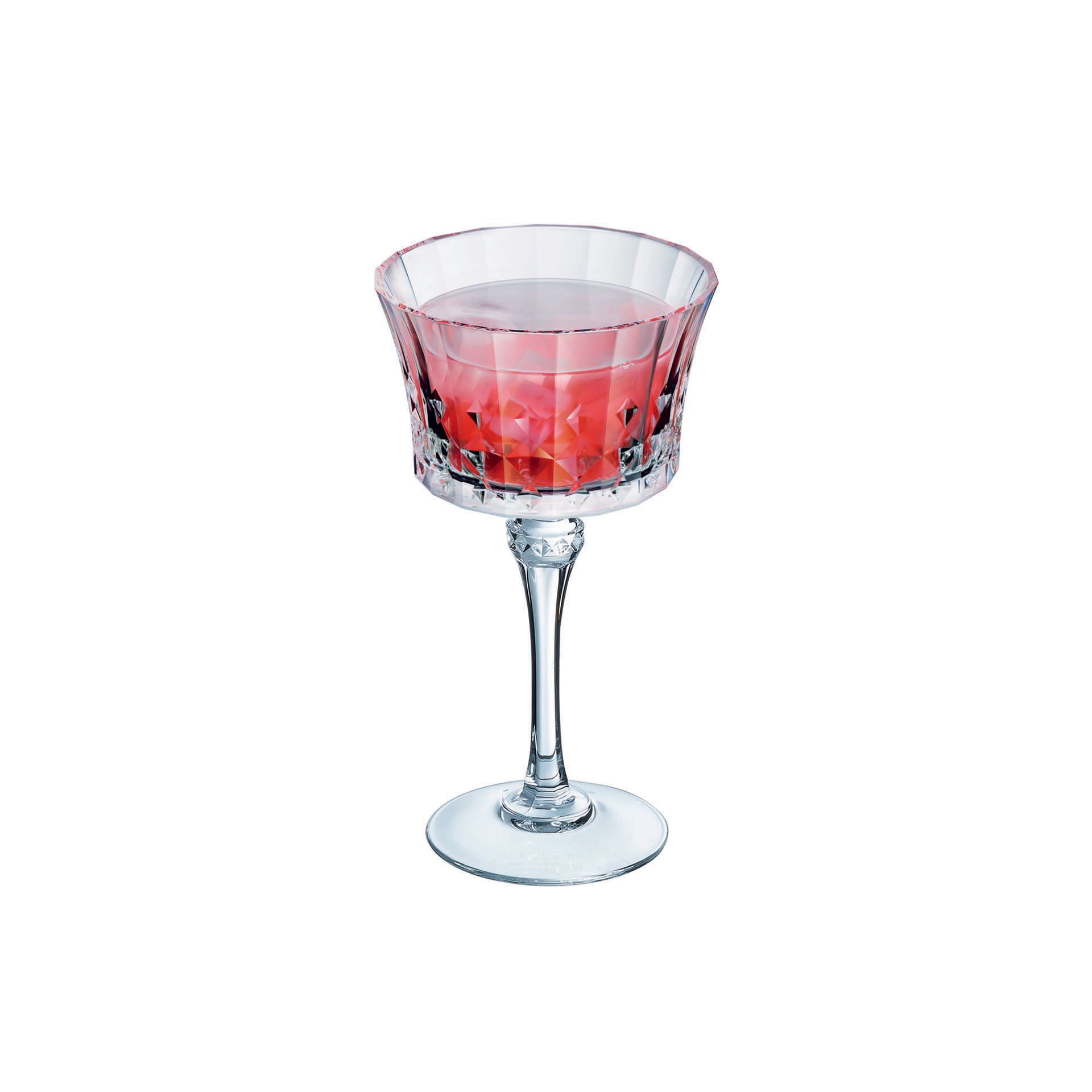 4 copas de champán 23 cl Lady Diamond - Cristal d'Arques