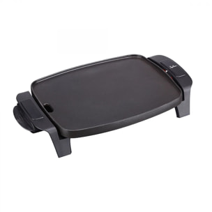 Plancha de cocina eléctrica JATA GR205 de 28 x 22 cm. Antiadherente. Fabricada en España