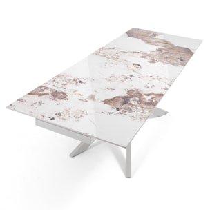 Oresteluchetta Tavolo allungabile WARD TOTAL WHITE