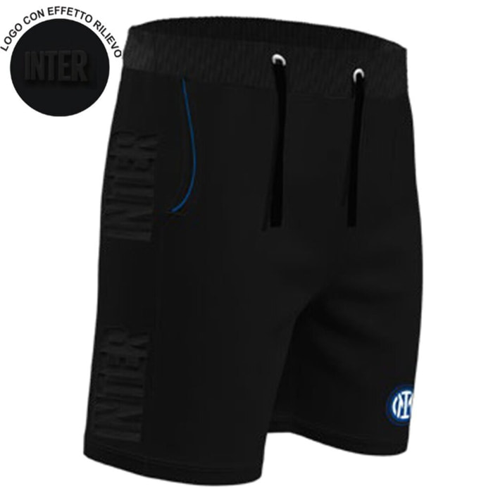 Pantaloncino Corto Uomo SQUADRE Cotone - Inter