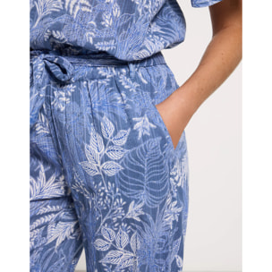 Pantalón Largo Azul - Lamba