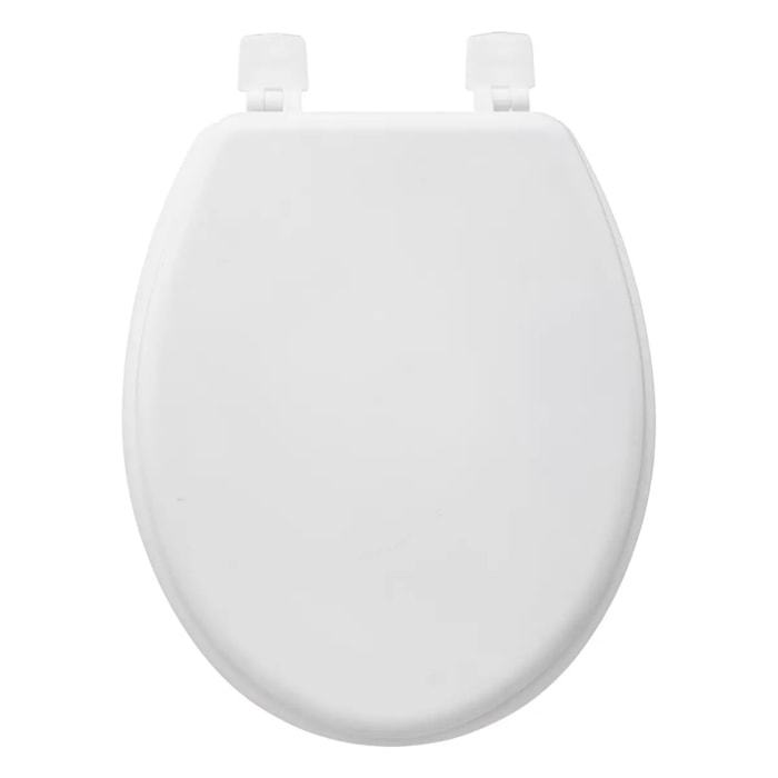 Abattant WC "Colorama" blanc en bois laqué