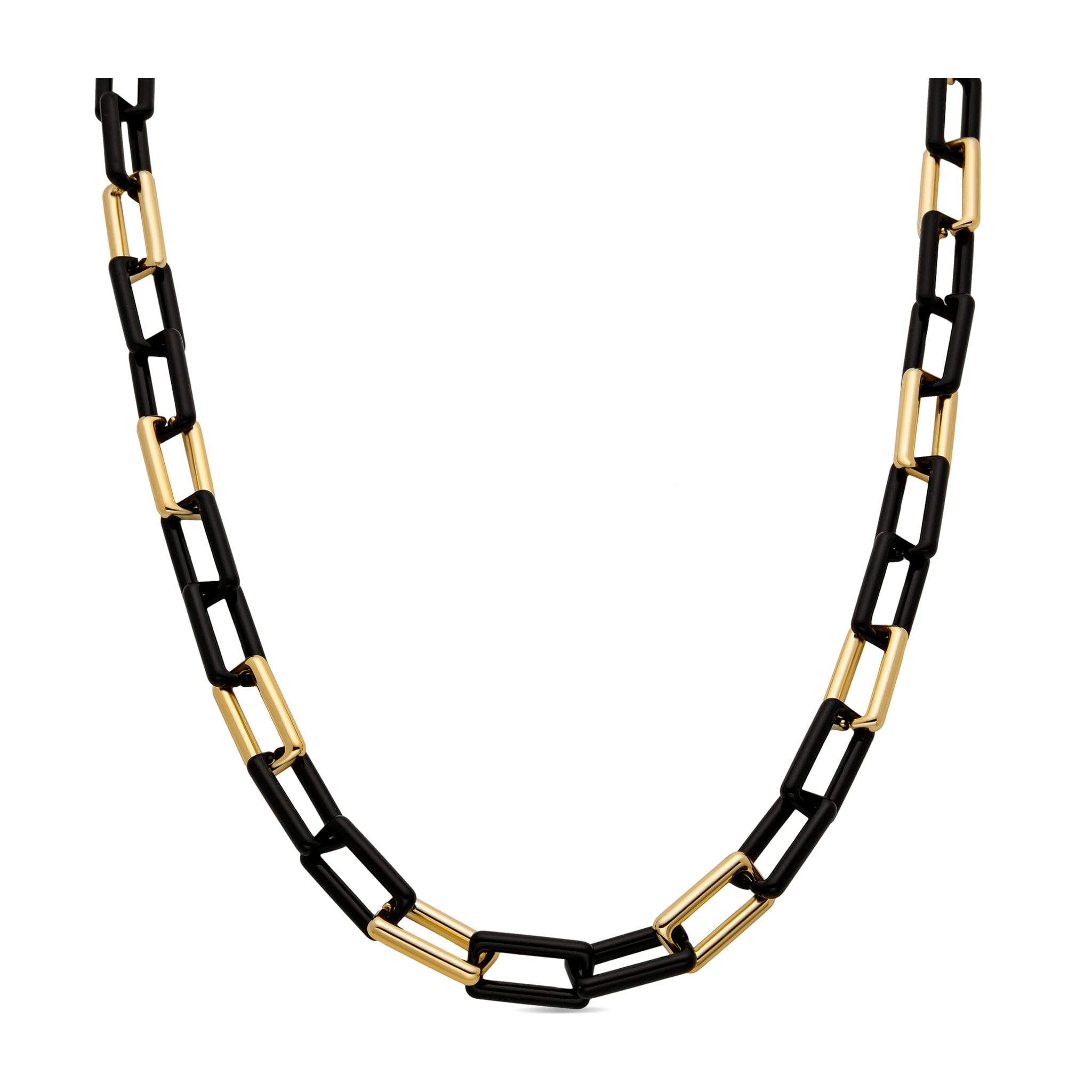 Collar acabado en oro amarillo de 18K