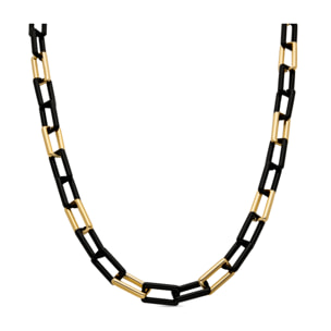 Collar acabado en oro amarillo de 18K