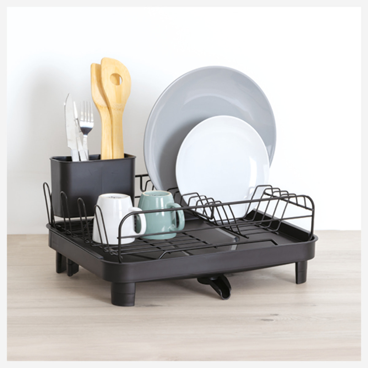 Égouttoir "Boîtes relief 2 - Black edition" extensible