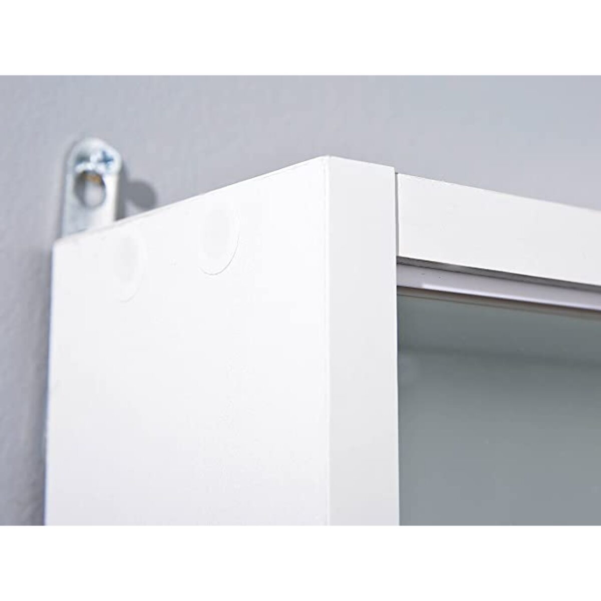 Vetrina con ripiani interni, 60 x 80 x 10, Bianco