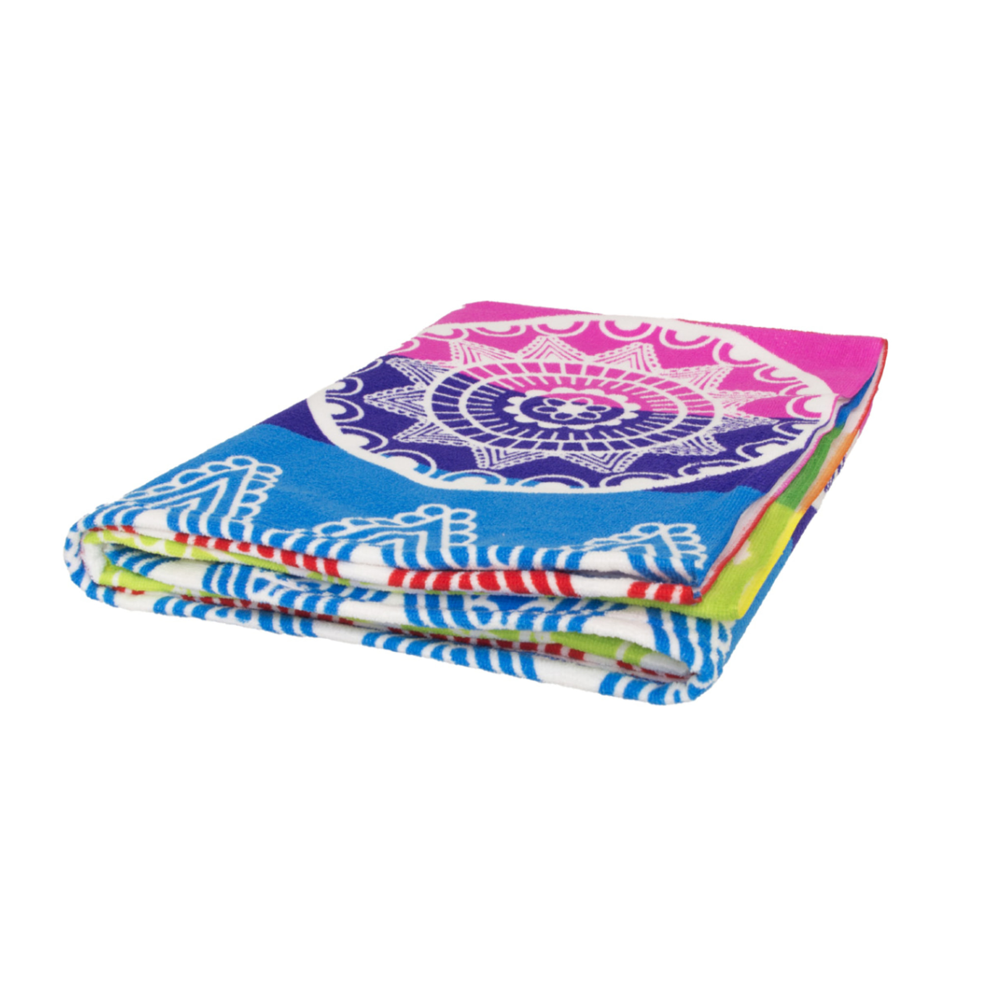 Telo Mare Grande 100x180 Spugna Maui Dehli Multicolor D10