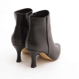 TRONCHETTO BASSO LISCIO NERO