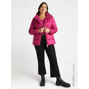 Fiorella Rubino - Plumífero acolchado con relleno Sorona® Aura - Fuchsia