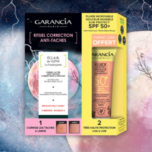 Eclair de Lune La Foudroyante - Coffret Crème Anti-tâches 30ml + Fluide Invisible 20ml