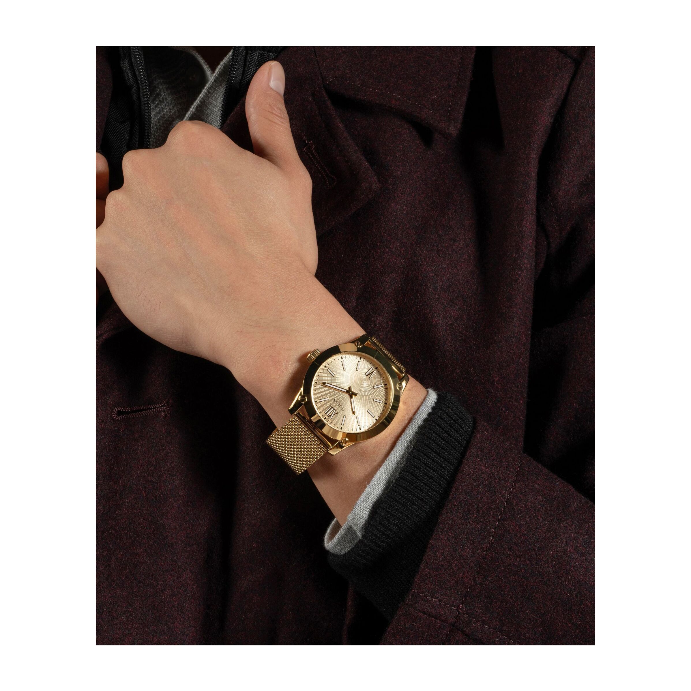Guess Orologio Analogico Al Quarzo Crescent