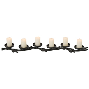 J-Line Chandelier Cerf Aluminium Noir