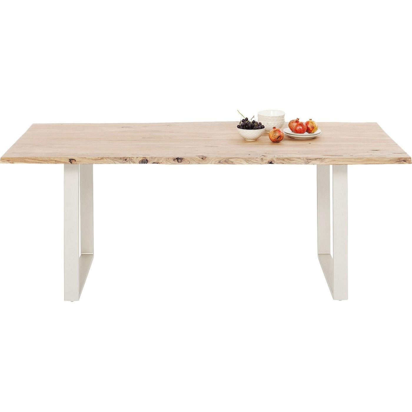 Table Harmony acacia argent Kare Design