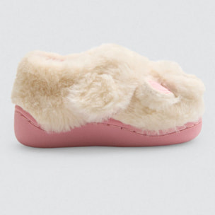 Pantofole per neonato in pelliccia di koala