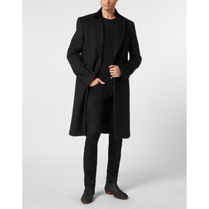 PHILIPP PLEIN COAT LONG SKULL&BONES