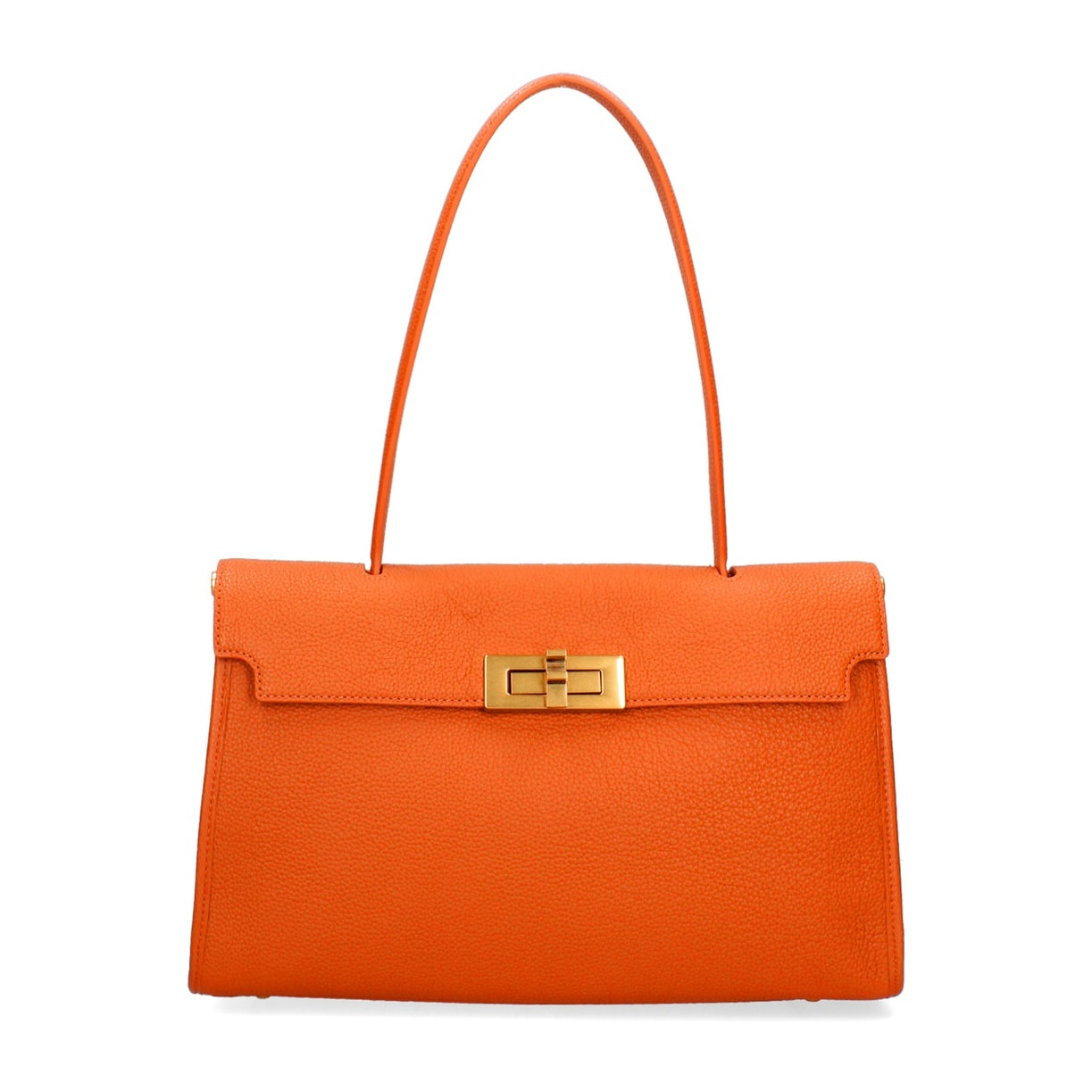 Borsa a mano da donna Made in Italy - Modello Fiorenza Lux - 100% pelle - 33.0 x 20.0 x 9.0 cm