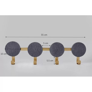 Portemanteau mural Indigo 55cm Kare Design