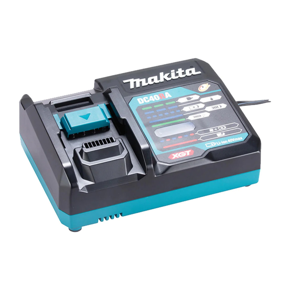 Pack MAKITA 2 baterías BL4025 40V 2,5 Ah + cargador DC40RA en MAKPAC1- 191J81-6