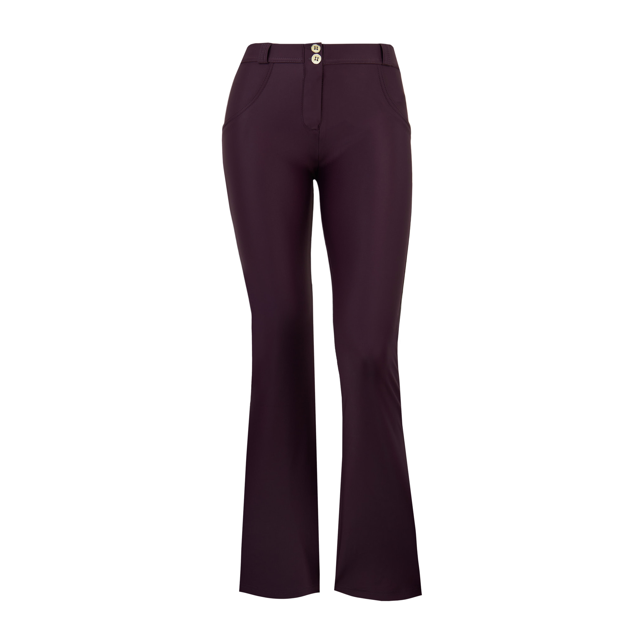 Pantaloni push up WR.UP® skinny mini-flare in jersey tecnico