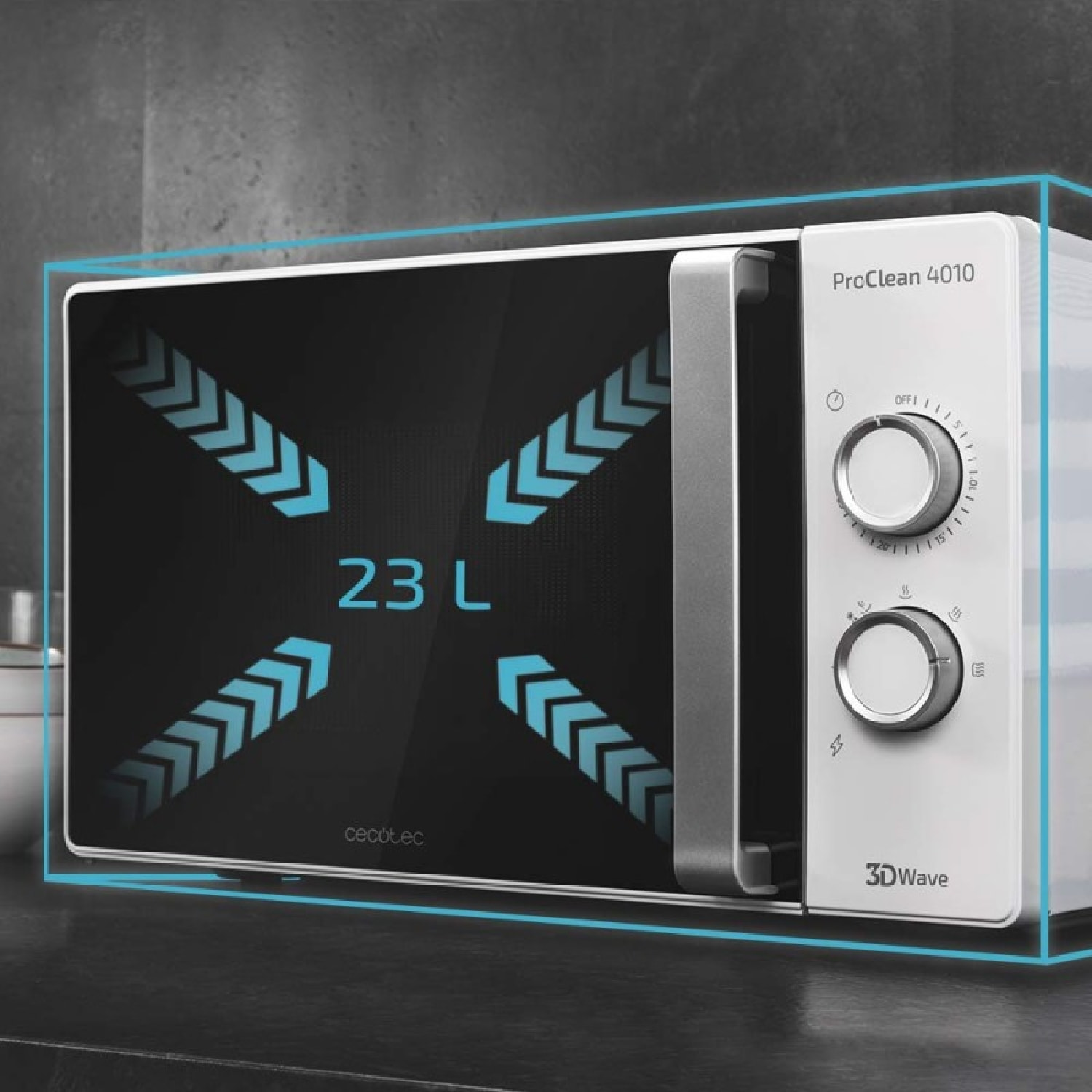Cecotec Microondas solo Microondas 23L Proclean 4010