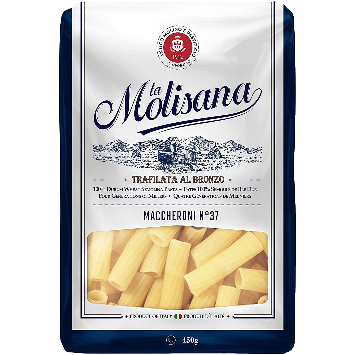 4 x Maccheroni - 4x500g - Italie