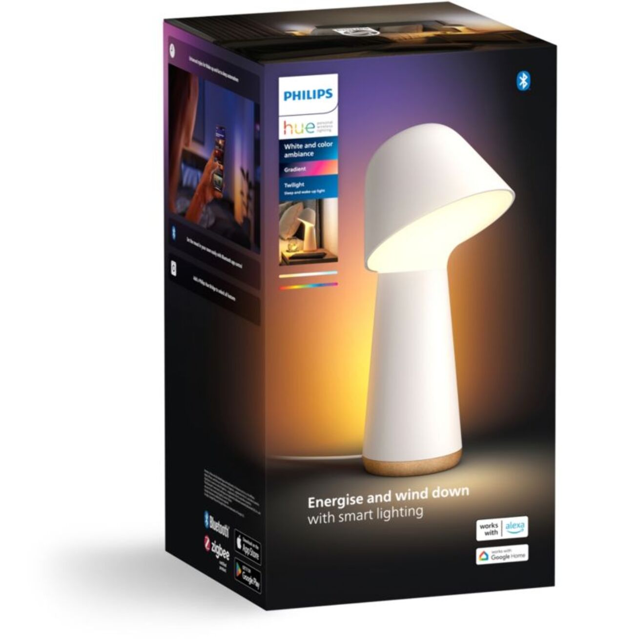 Lampe connectée PHILIPS HUE W&C Twilight Blanc