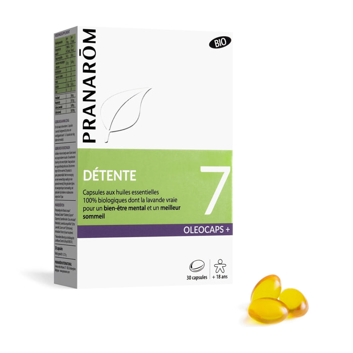 Pranarom - 7 - Détente - Bio - 30 capsules