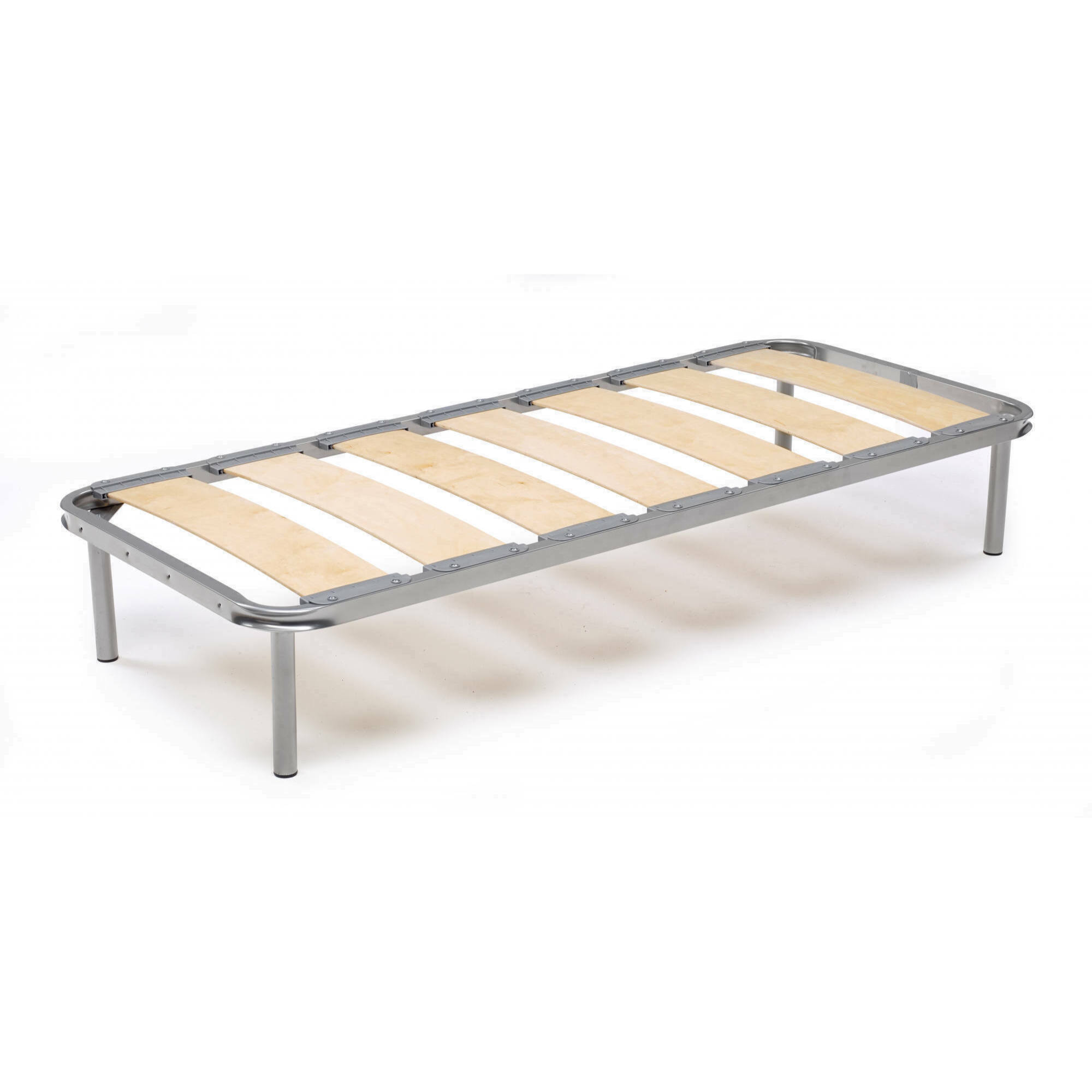 Rete letto singolo Arthurista, Rete ortopedica a doghe larghe, 100% Made in Italy, Cm 80x190h 31