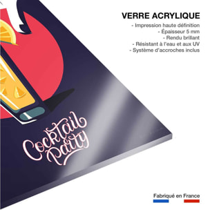 Tableau cuisine Cocktail party Tableau plexiglas