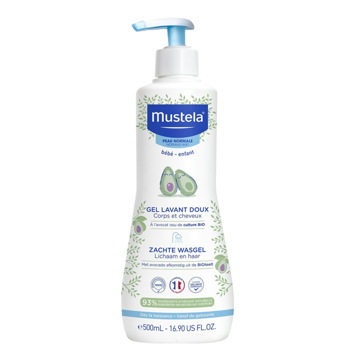Gel Lavant Bébé Doux - Corps et Cheveux 500 ml
