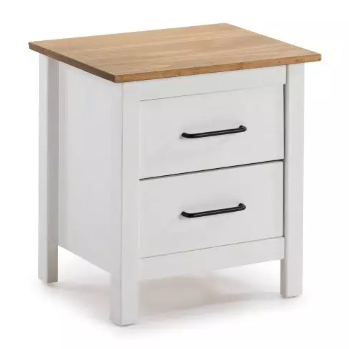 Mesita de noche Eira Blanco - Oak