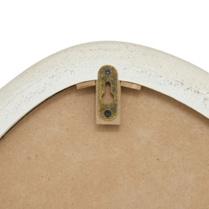 Miroir mural Chesni blanc 60x47cm