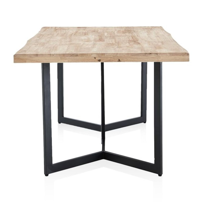 Mesa de comedor Jokul 150 Negro - Roble