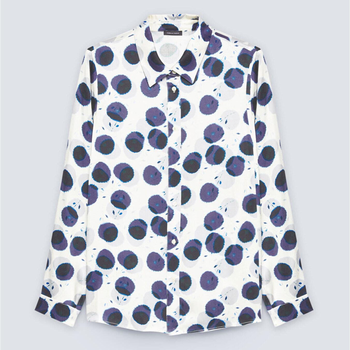 Fiorella Rubino - Camicia a pois - Blu