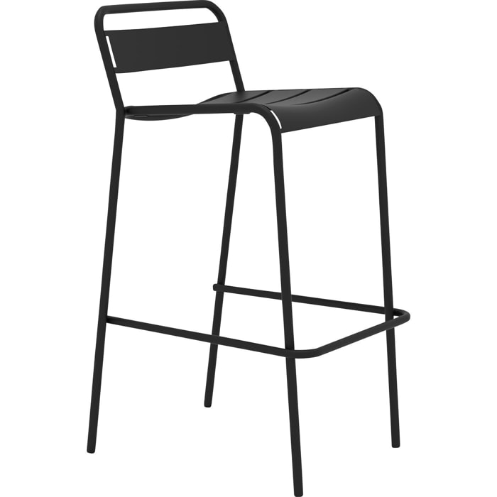 Tabouret de bar Twist noir Kare Design