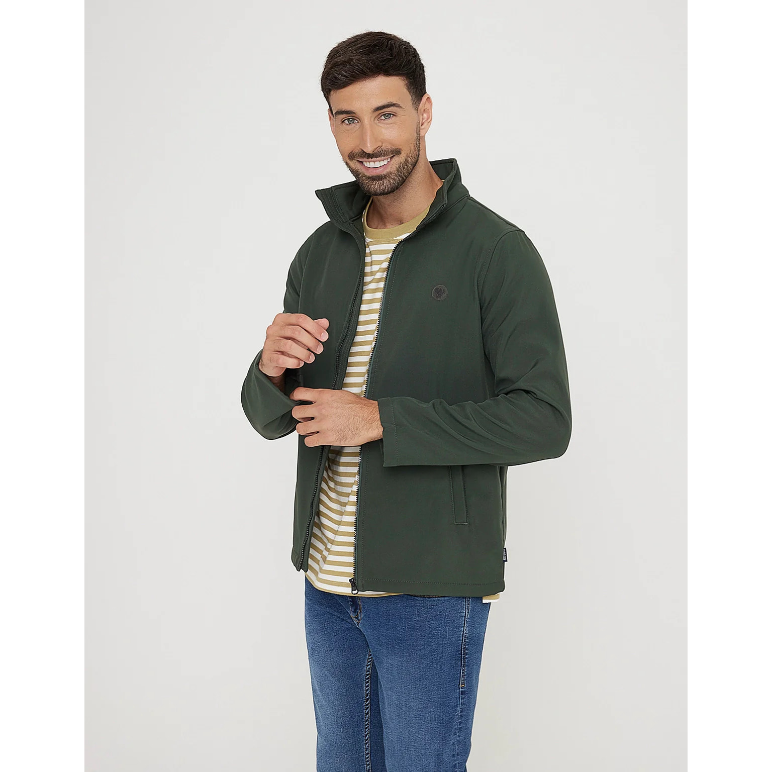Chaqueta Cremallera Verde - North