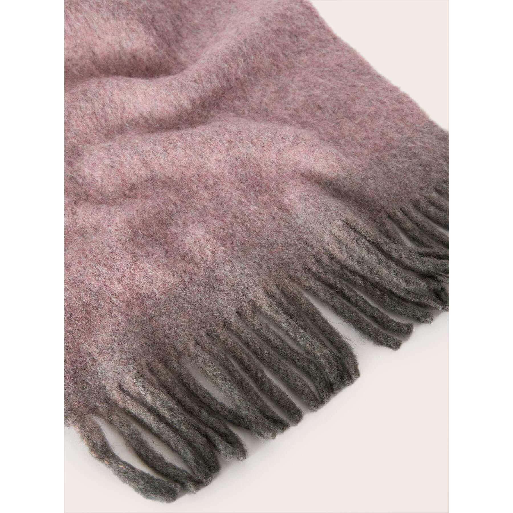 Motivi - Sciarpa lunga sfumata con frange - Viola