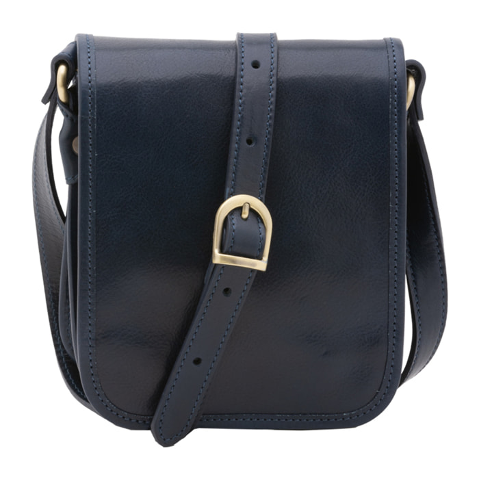 Borsa a tracolla  da uomo In Vera pelle Made in Italy 20x16,5x10 cm