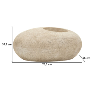 P/VASO DA ESTERNO STONE CM 78,5X56X33,5 (APERTURA CM Ø 28)