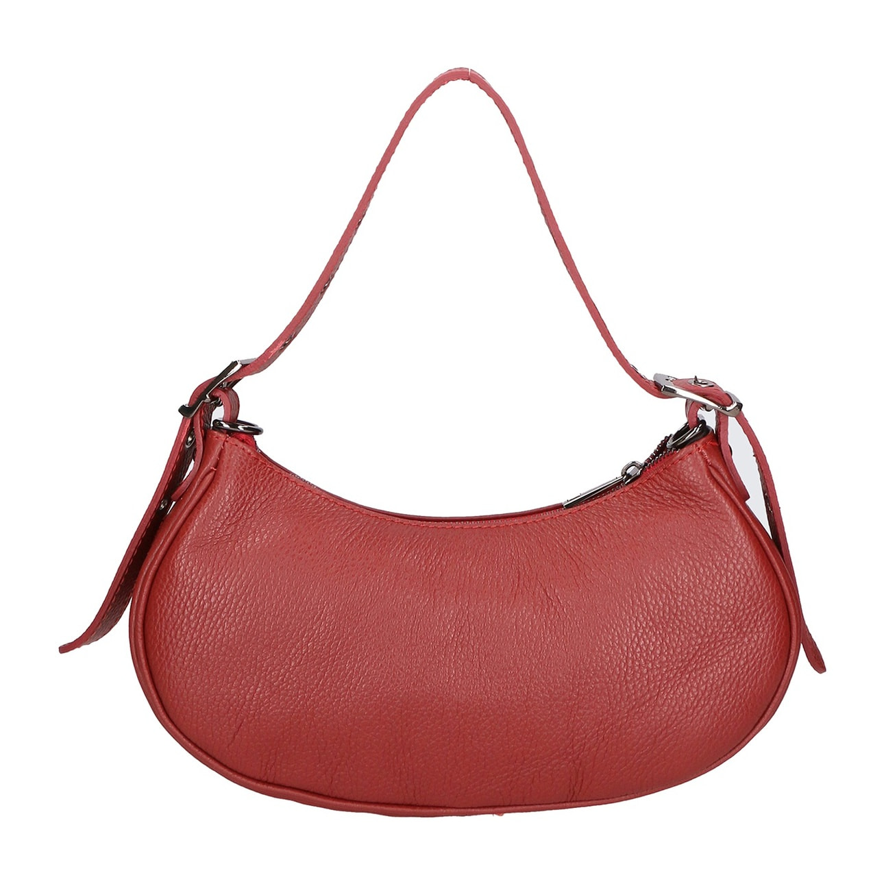 Borsa a spalla da donna - Modello Loredana - Vera pelle - 30.0 x 15.0 x 8.0 cm