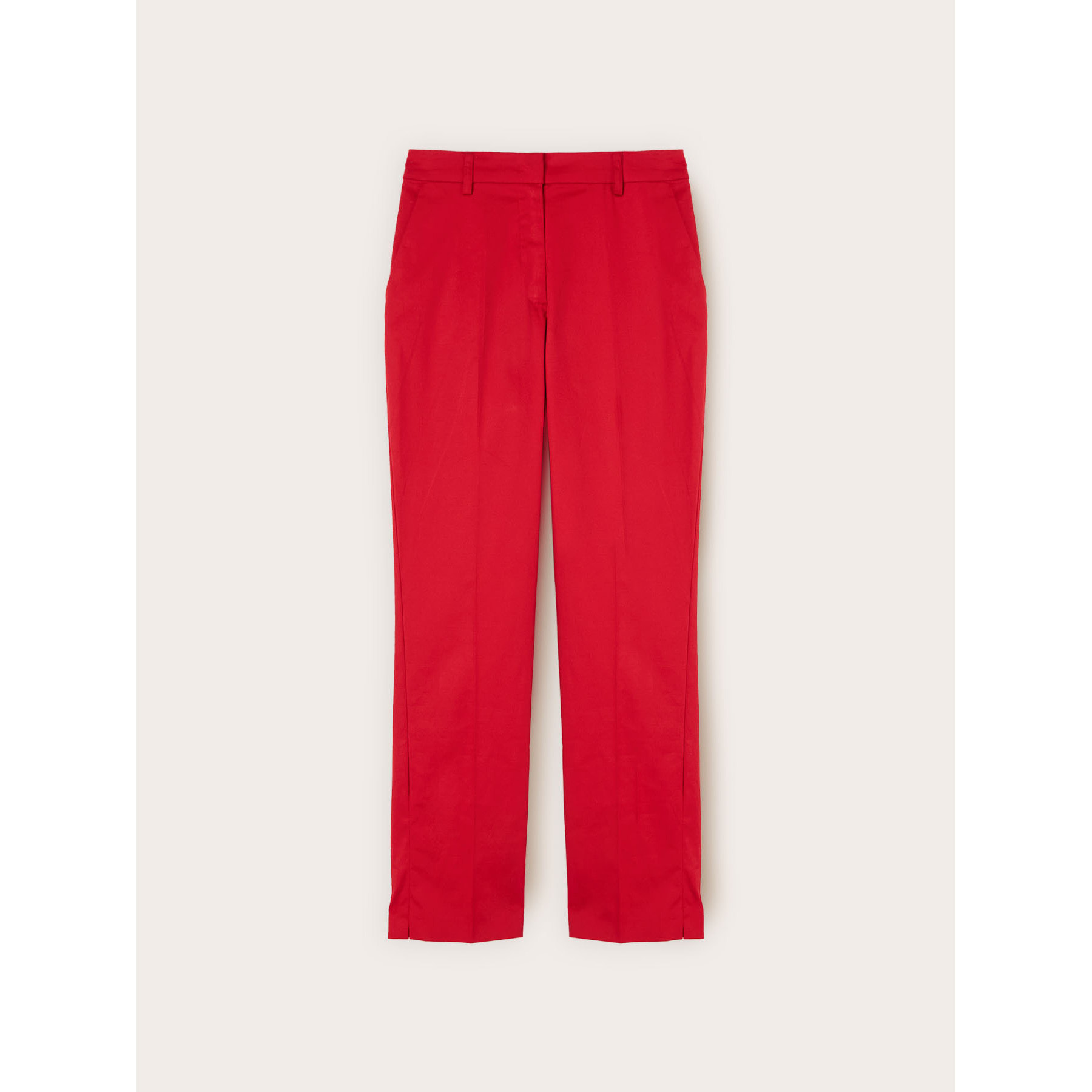 Motivi - Pantaloni regular slim - Rosso