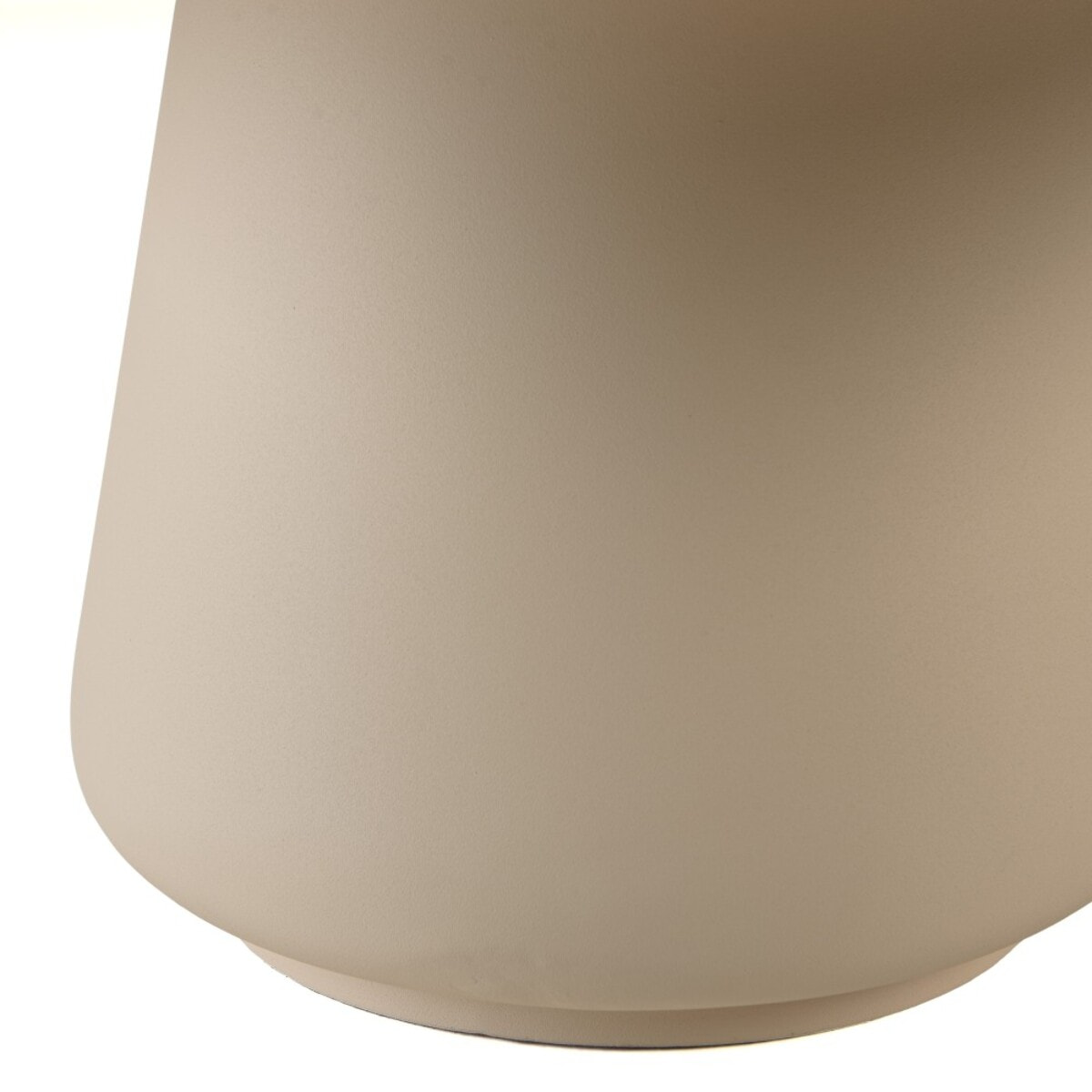 JAMES - Table basse 70x70cm en manguier pied métal ivoire JAMES (2 COLIS)